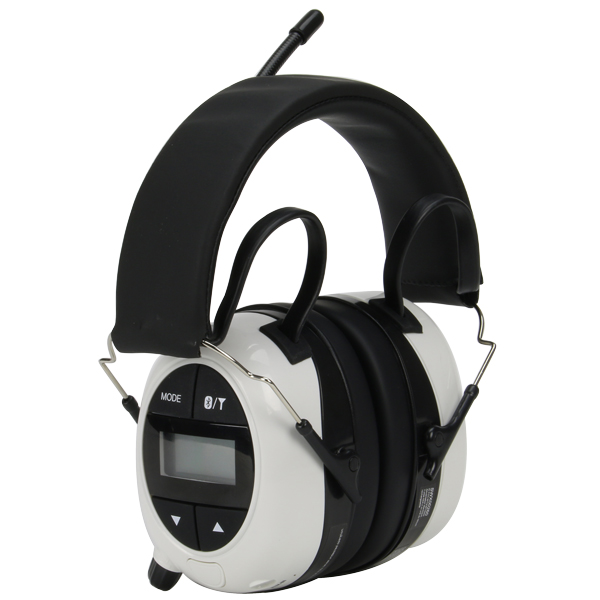 SAS Safety Digital Earmuff Hearing Protection W/ AM/FM Radio and MP3 Comfty NEW 